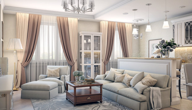 Фото из портфолио Квартира м. Юго-Западная – фотографии дизайна интерьеров на INMYROOM