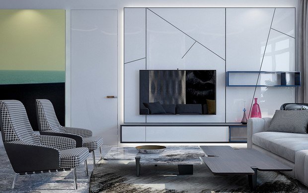 Фото из портфолио Аiriness Воздушность – фотографии дизайна интерьеров на INMYROOM