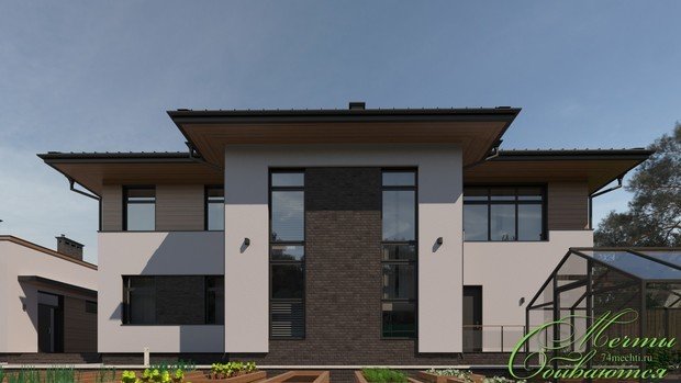 Фото из портфолио Проект фасадов индивидуального жилого дома – фотографии дизайна интерьеров на INMYROOM