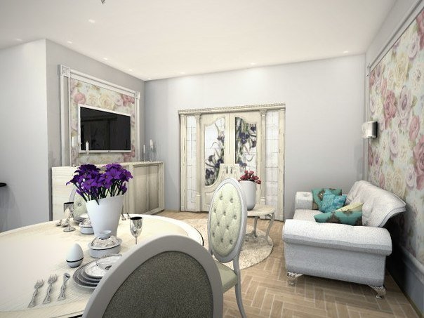 Фото из портфолио Кухня/столовая Карасьеозерский-2 – фотографии дизайна интерьеров на INMYROOM