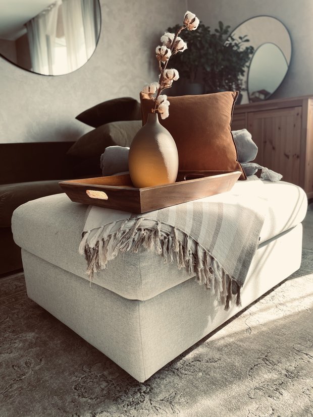 Фото из портфолио Загородный дом в цветах ранней осени – фотографии дизайна интерьеров на INMYROOM