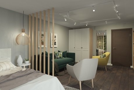 Студия в новостройке. 24м²