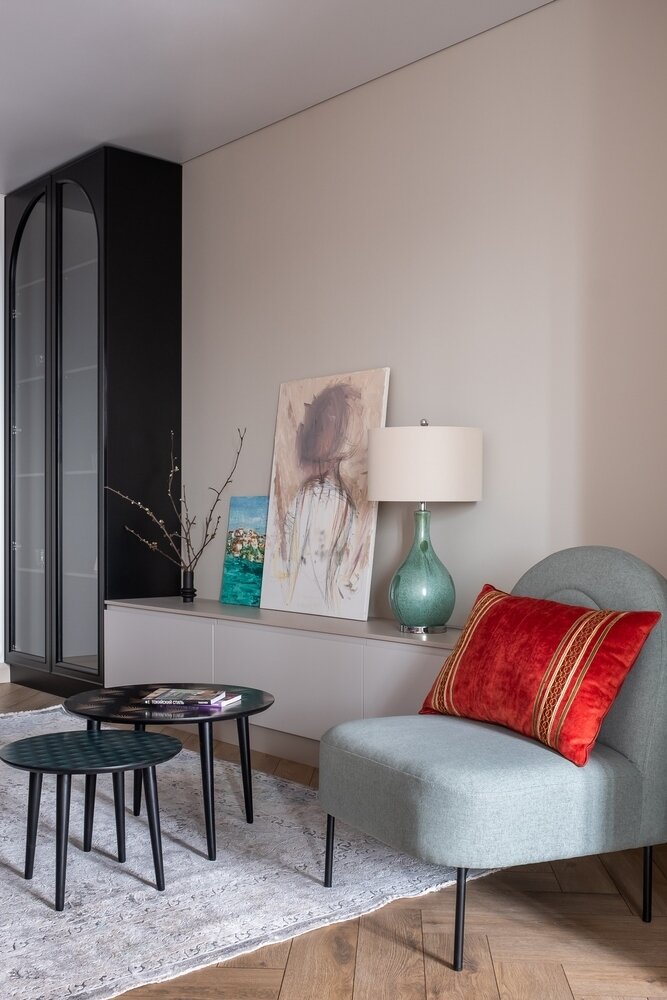 Фотография: Гостиная в стиле Современный, Квартира, Проект недели, Ростов-на-Дону, 4 и больше, Более 90 метров, Монолитно-кирпичный, Koko design – фото на INMYROOM Фотография: Гостиная в стиле Современный, Квартира, Проект недели, Ростов-на-Дону, 4 и больше, Более 90 метров, Монолитно-кирпичный, Koko design – фото на INMYROOM