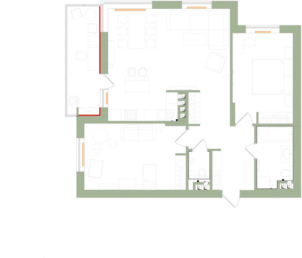 Фотография: Планировки в стиле , Квартира, Дома и квартиры, Проект недели – фото на INMYROOM