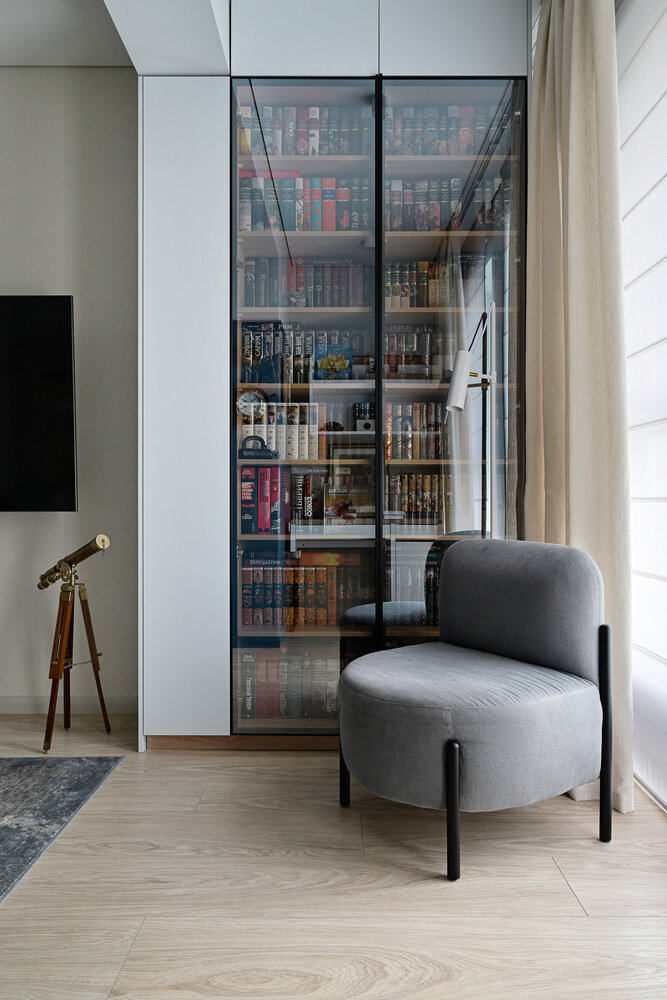 Фотография: Гостиная в стиле Современный, Скандинавский, Квартира, Проект дня, Пенза, 3 комнаты, 60-90 метров, Ольга Писарькова – фото на INMYROOM Фотография: Гостиная в стиле Современный, Скандинавский, Квартира, Проект дня, Пенза, 3 комнаты, 60-90 метров, Ольга Писарькова – фото на INMYROOM