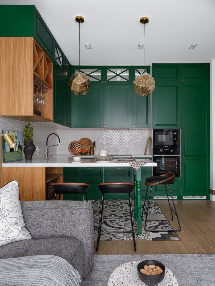 Фотография: Кухня и столовая в стиле Современный, Квартира, Проект недели, Москва, 3 комнаты, 40-60 метров, 60-90 метров, Светлана Капустина – фото на INMYROOM Фотография: Кухня и столовая в стиле Современный, Квартира, Проект недели, Москва, 3 комнаты, 40-60 метров, 60-90 метров, Светлана Капустина – фото на INMYROOM