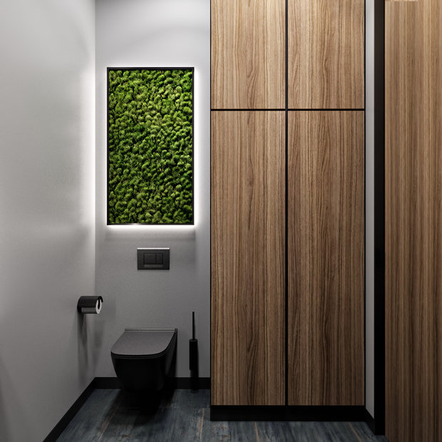 Фотография: Ванная в стиле Минимализм, Современный, Квартира, Студия, Проект недели, Москва, Татьяна Безверхая, 40-60 метров, TB Design – фото на INMYROOM