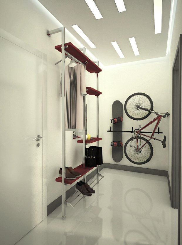 Фото из портфолио дизайн проект квартиры 40м2 в стиле хай тек – фотографии дизайна интерьеров на INMYROOM