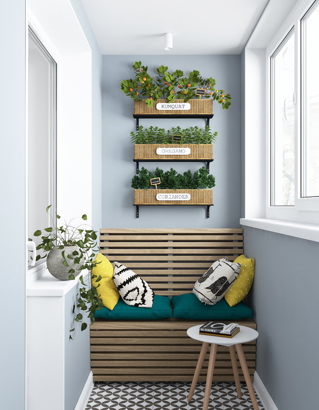 Фото из портфолио Трехкомнатная квартира на мансардном этаже. – фотографии дизайна интерьеров на INMYROOM