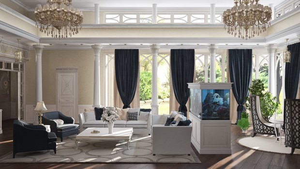 Фото из портфолио Частный дом, 450 м2, Анапа – фотографии дизайна интерьеров на INMYROOM