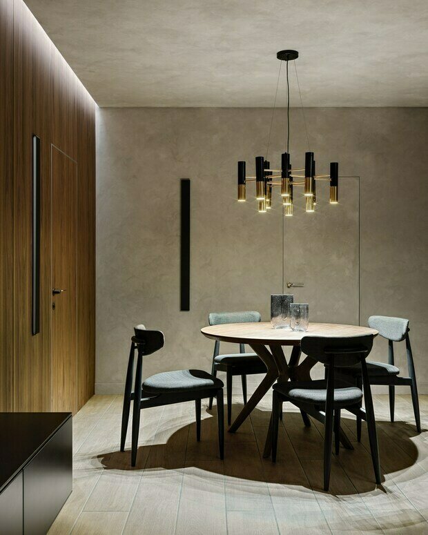 Фотография: Кухня и столовая в стиле Современный, Минимализм, Дом, Проект дня, Дом и дача, Ленинградская область, 4 и больше, Более 90 метров, Анара Беркалиева – фото на INMYROOM