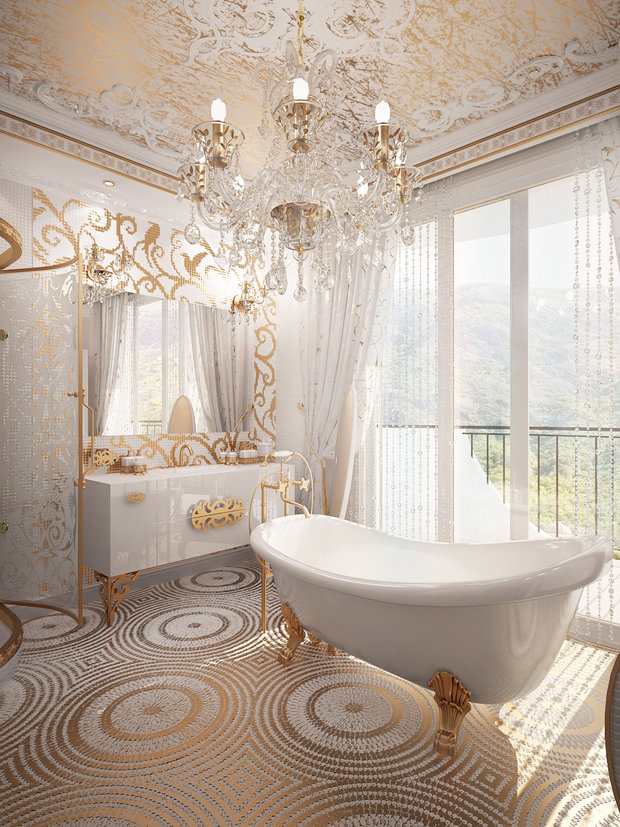 Фото из портфолио В золоте – фотографии дизайна интерьеров на INMYROOM