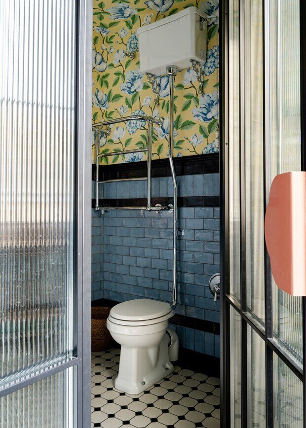 Фотография: Ванная в стиле Восточный, Эклектика, Винтажный, Квартира, Проект дня, Ростов-на-Дону, Кирпичный дом, 3 комнаты, 60-90 метров, Светлана Андреева-Щепетева – фото на INMYROOM