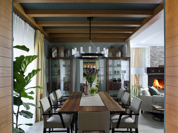 Фотография: Кухня и столовая в стиле Эклектика, Дом, Проект недели, Подмосковье – фото на INMYROOM