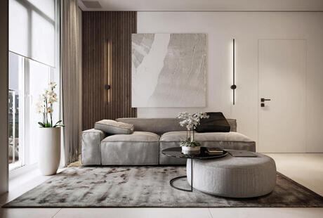 Дизайн-проект квартиры в ЖК «Леонтьевский мыс» в современном стиле