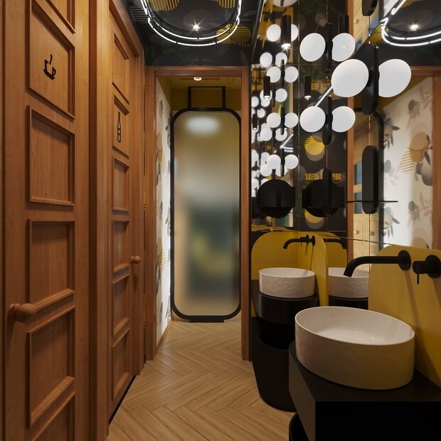 Фото из портфолио Дизайн кафе – фотографии дизайна интерьеров на INMYROOM