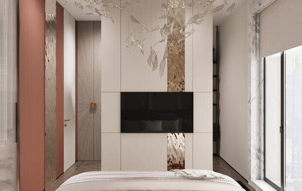 Фото из портфолио Дизайн интерьера квартиры в ЖК «Клубный дом Talento» в стиле неоклассика – фотографии дизайна интерьеров на INMYROOM