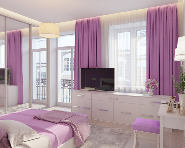 Фото из портфолио Цветной минимализм – фотографии дизайна интерьеров на INMYROOM