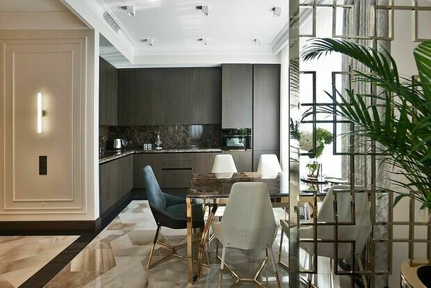 Фото из портфолио Ремонт квартиры в стиле ар-деко в ЖК Долина Сетунь – фотографии дизайна интерьеров на INMYROOM