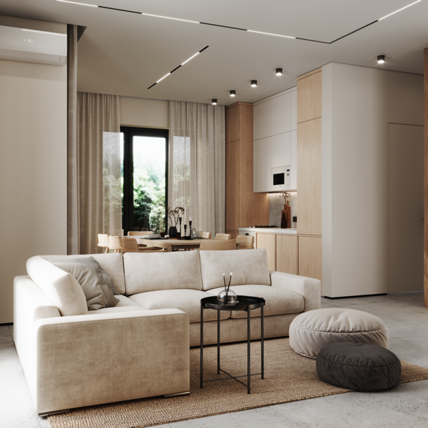 Фото из портфолио Коттедж в Сочи 140 м2 – фотографии дизайна интерьеров на INMYROOM