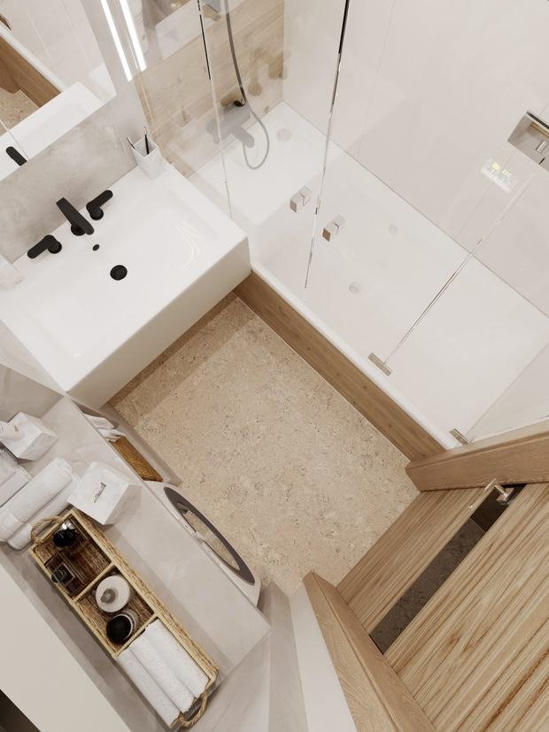 Фото из портфолио ул. Гоголя | Санузлы – фотографии дизайна интерьеров на INMYROOM