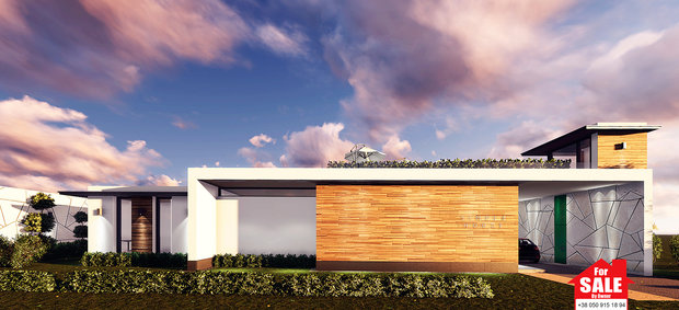 Фото из портфолио Minimalism Private House 198m2 – фотографии дизайна интерьеров на INMYROOM