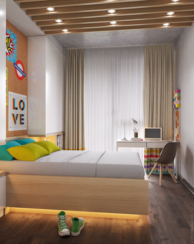 Фото из портфолио Квартира-хамелеон – фотографии дизайна интерьеров на INMYROOM