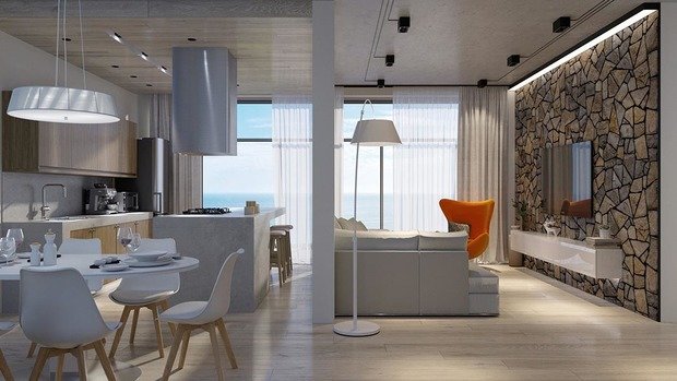 Фото из портфолио Villa Sochi – фотографии дизайна интерьеров на INMYROOM