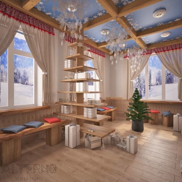 Фото из портфолио Резиденция деда мороза – фотографии дизайна интерьеров на INMYROOM