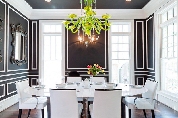 Фотография: Кухня и столовая в стиле Эклектика, Декор интерьера, Дизайн интерьера, Цвет в интерьере – фото на INMYROOM