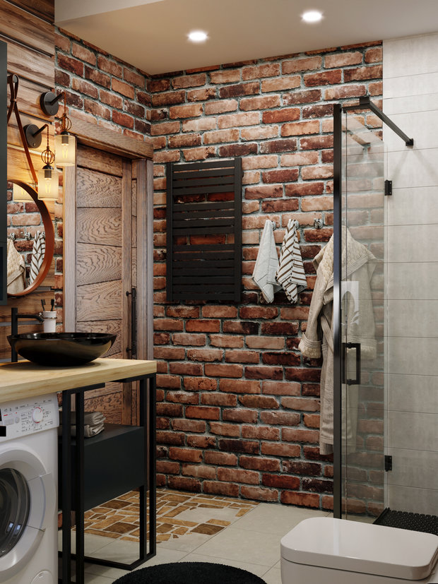 Фото из портфолио Дачный дом в стиле лофт – фотографии дизайна интерьеров на INMYROOM