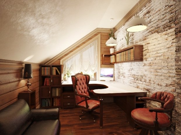 Фото из портфолио Кабинет – фотографии дизайна интерьеров на INMYROOM
