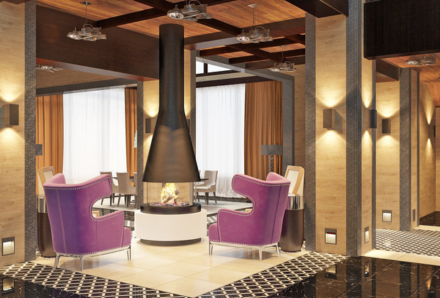 Фото из портфолио Дизайн-проект деревянного дома в Нижегородской области – фотографии дизайна интерьеров на INMYROOM