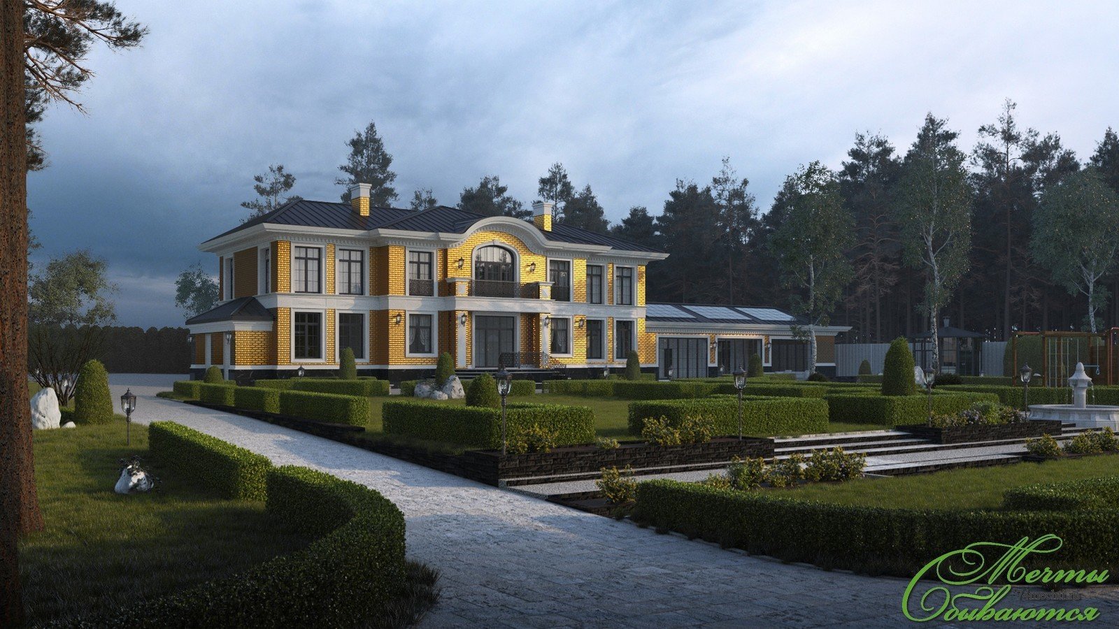 Фото из портфолио Двухэтажный особняк в неоклассическом стиле – фотографии дизайна интерьеров на INMYROOM Фото из портфолио Двухэтажный особняк в неоклассическом стиле – фотографии дизайна интерьеров на INMYROOM