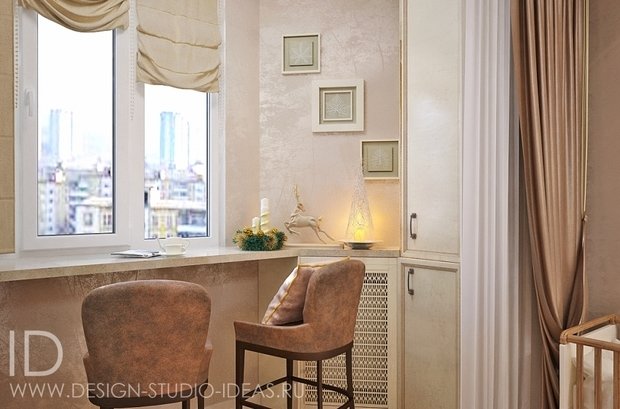 Фото из портфолио ЭЛЕГАНТНАЯ НЕОКЛАССИКА В СИМФЕРОПОЛЕ, 71 м² – фотографии дизайна интерьеров на INMYROOM