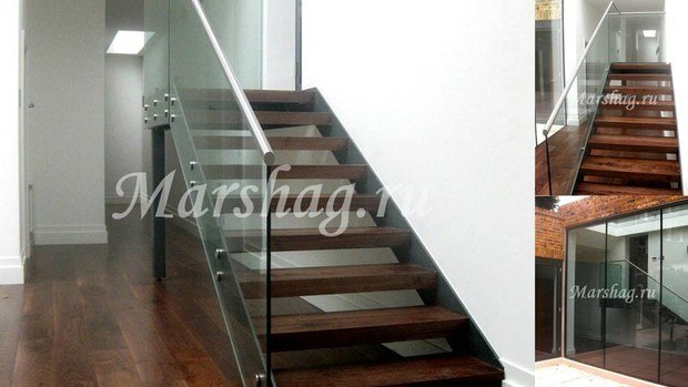 Фото из портфолио Стеклянные лестницы и ограждения – фотографии дизайна интерьеров на INMYROOM