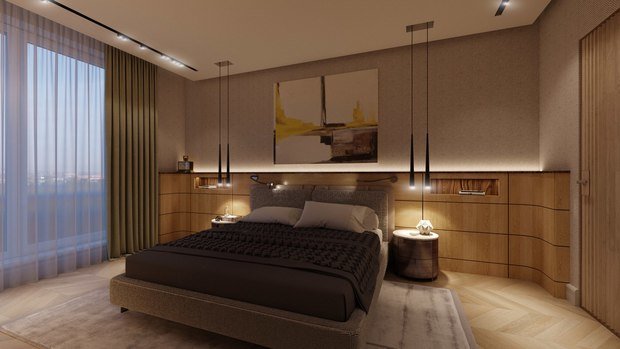 Фото из портфолио Спальная комната 4 – фотографии дизайна интерьеров на INMYROOM