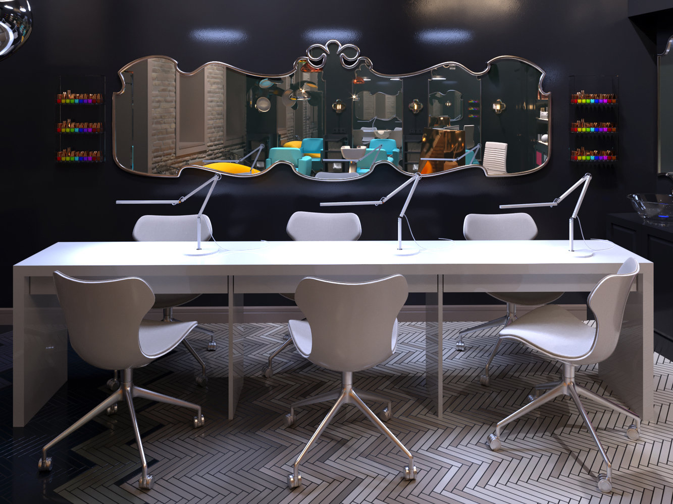 Фото из портфолио Cалон красоты в историческом центре Москвы – фотографии дизайна интерьеров на INMYROOM Фото из портфолио Cалон красоты в историческом центре Москвы – фотографии дизайна интерьеров на INMYROOM