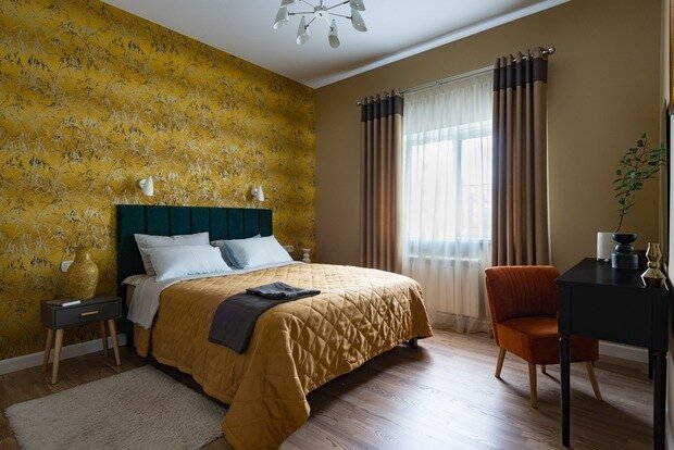 Фотография: Спальня в стиле Современный, Проект недели, Дом и дача, Новая Москва, Таунхаус, Блочный дом, 4 и больше, Более 90 метров, Pegasova Design, Елена Пегасова – фото на INMYROOM