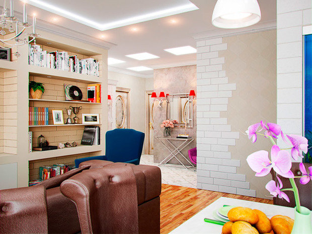 Фотография: Гостиная в стиле Современный, Эклектика – фото на INMYROOM