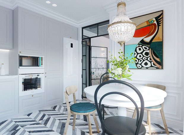 Фото из портфолио Дизайн трехкомнатной квартиры – фотографии дизайна интерьеров на INMYROOM