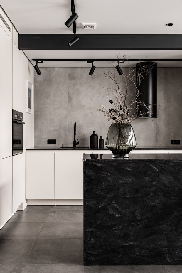 Фотография: Кухня и столовая в стиле Современный, Минимализм, Проект дня, Дача, Дом и дача, Московская область, 4 и больше, Более 90 метров, Анна Жижайкина – фото на INMYROOM