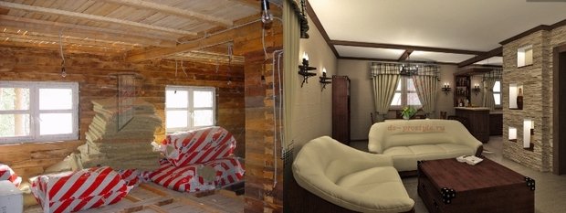 Фото из портфолио До и после дизайн-проекта. – фотографии дизайна интерьеров на InMyRoom.ru