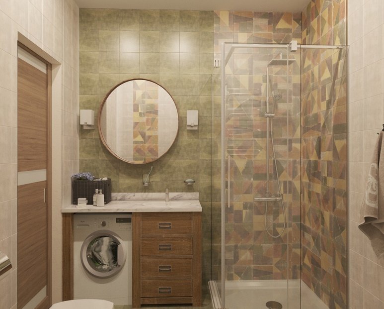 Фотография: Ванная в стиле Современный, Советы, маленькая ванная – фото на INMYROOM