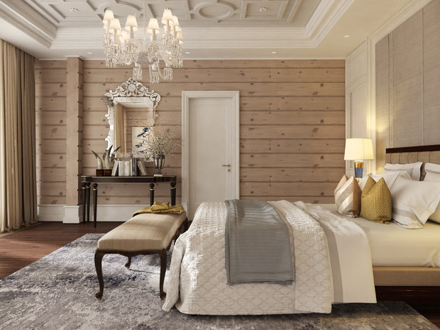 Фото из портфолио Спальня в стиле американской классики – фотографии дизайна интерьеров на INMYROOM