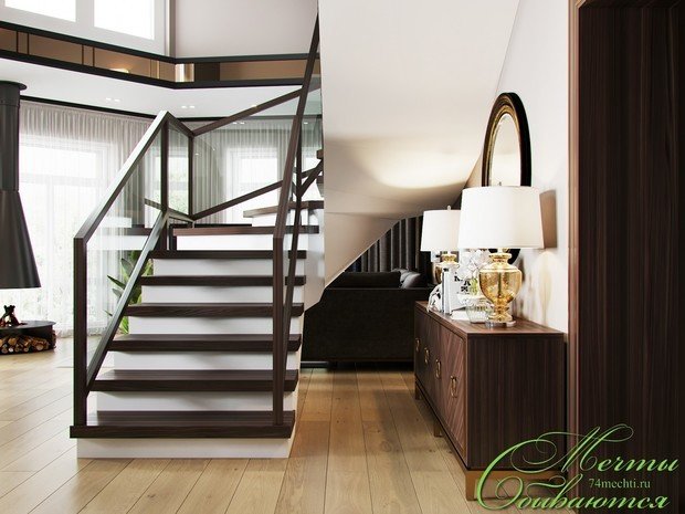 Фото из портфолио Гостиная и кухня в пентхаусе – фотографии дизайна интерьеров на INMYROOM