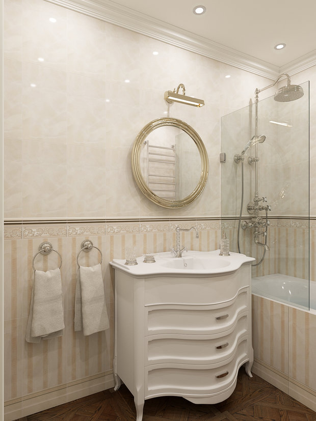 Фото из портфолио Невесомая классика – фотографии дизайна интерьеров на INMYROOM
