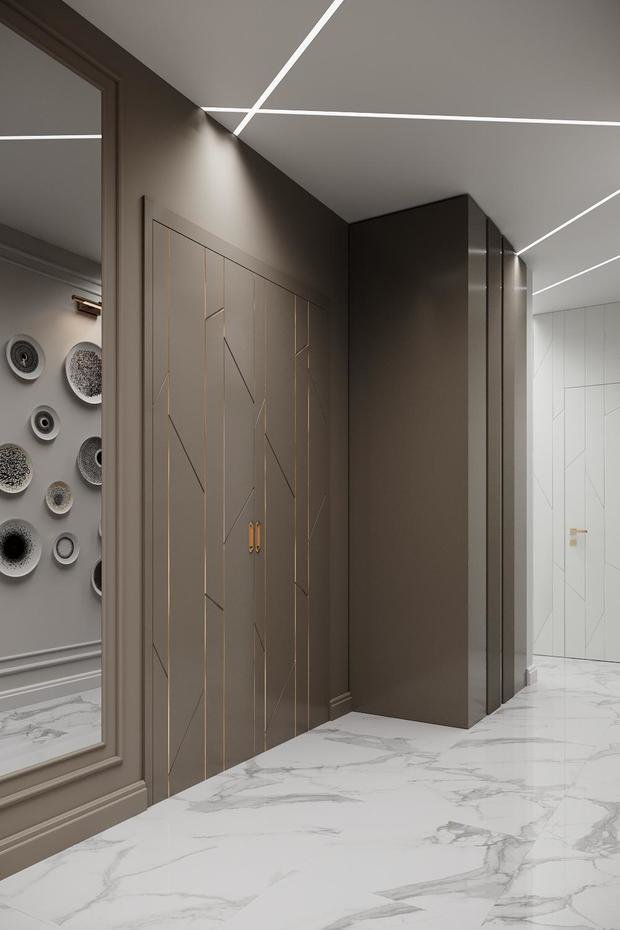 Фото из портфолио Современная классика с элементами ар-деко в квартире на Краснопутиловской – фотографии дизайна интерьеров на INMYROOM