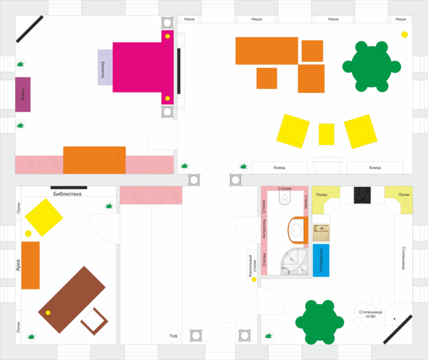 Фото из портфолио Портфолио – фотографии дизайна интерьеров на INMYROOM