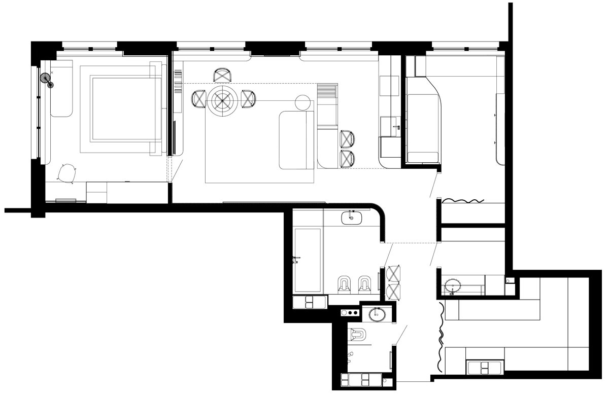 Фотография: Планировки в стиле , Современный, Квартира, Минимализм, Проект недели, Минск, 3 комнаты, Более 90 метров, Zrobym architects – фото на INMYROOM Фотография: Планировки в стиле , Современный, Квартира, Минимализм, Проект недели, Минск, 3 комнаты, Более 90 метров, Zrobym architects – фото на INMYROOM